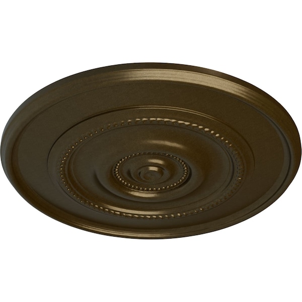 Dylar Ceiling Medallion (Fits Canopies Up To 6 1/4), Hand-Painted Brass, 30OD X 2 1/4P